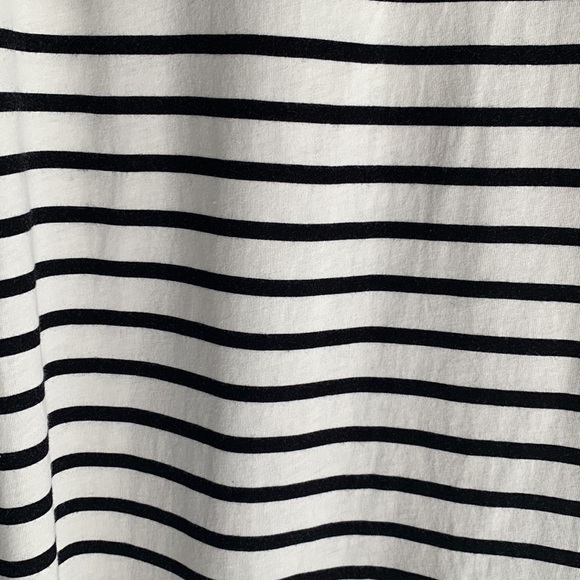 Boden Black White Striped Long Sleeve Top Sz 16/18 Preppy Coastal Grandma - Picture 4 of 8